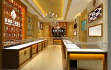 The jewelry display cabinet functions