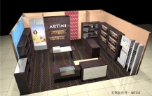 The jewelry display cabinet and the jewelry counter have the meaning