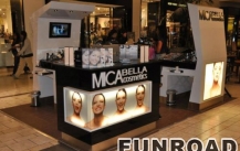 Various ideas and concepts in cosmetics showcase design stores