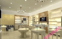 The jewelry display counter is more beautiful a few kinds of collocation way!