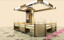 How to design the three-dimensional renderings of jewelry counter in shenzhen.