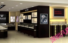 Jewelry store jewelry counter and packaging props layout collocation arrangement!