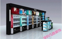 10 years cosmetics brand store, through the cosmetics display counter display the old increase sales experience