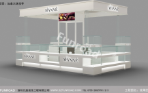 Canada project Manne jewelry kiosk exhibition room central kiosk