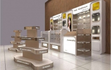 Jewelry window display cabinet and brand connotation