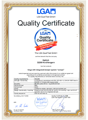 LGA Quality Certification