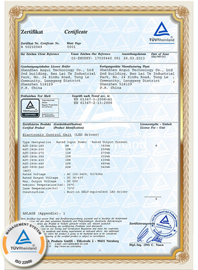 TUV Certification