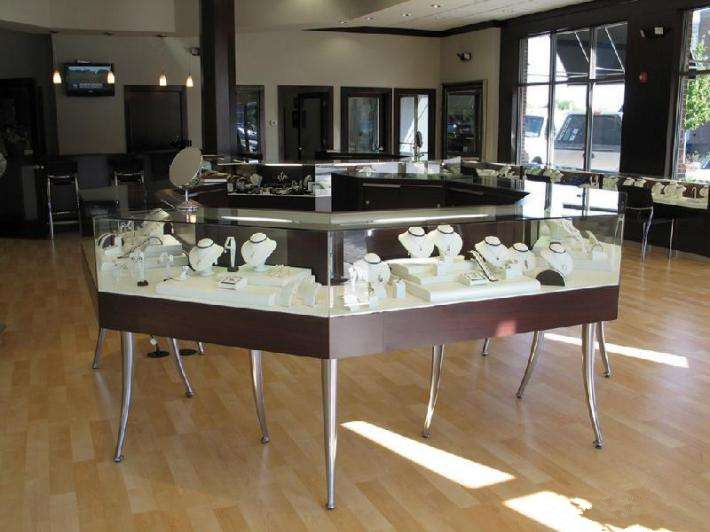 Beijing jewelry store display cabinet customized customers