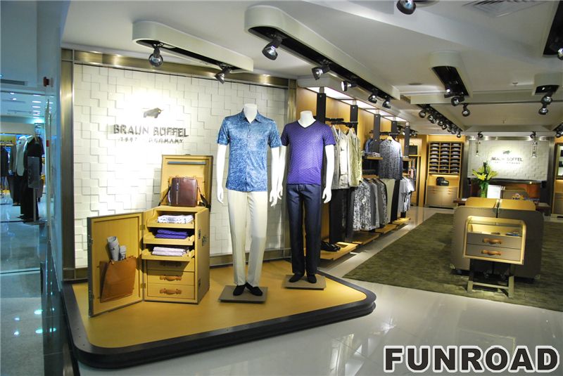 Retail Clothing Display Case for Shopping Mall Clothing Shop