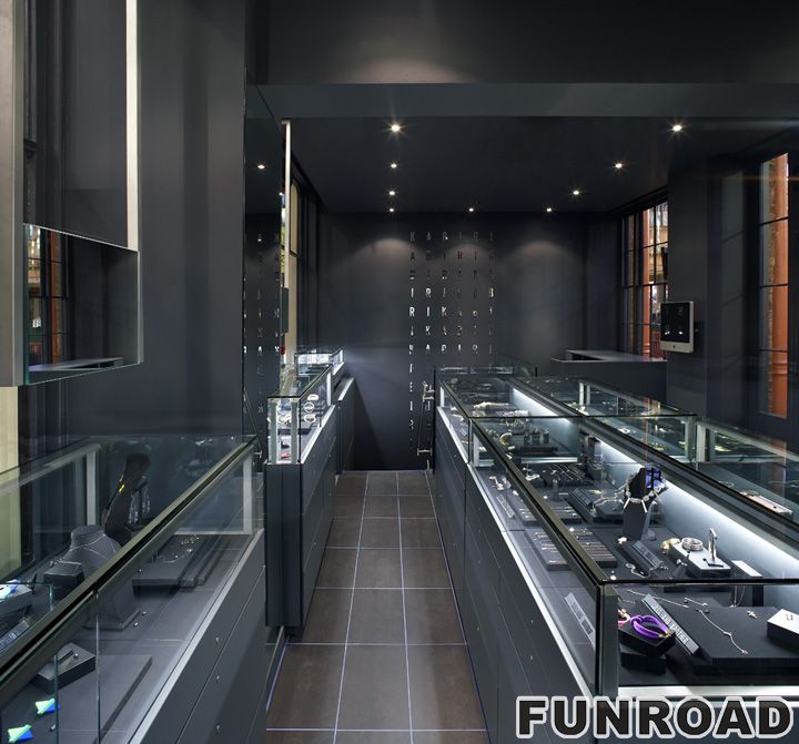 Retail Black Watch Display for OMEGA Watch Funroadisplay