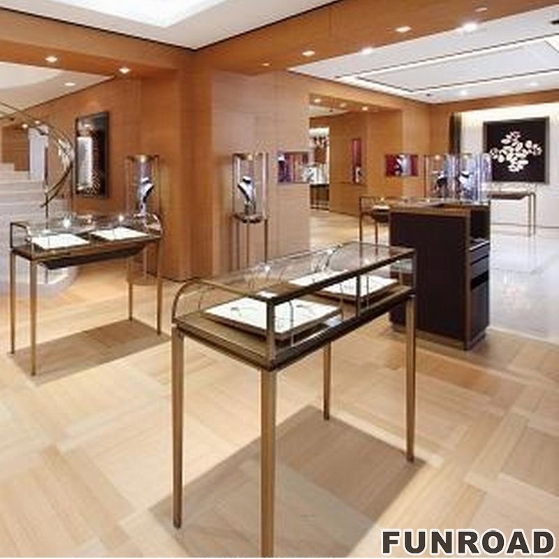 Best Sale Jewelry Display Showcase for Brand Store Decor Funroadisplay