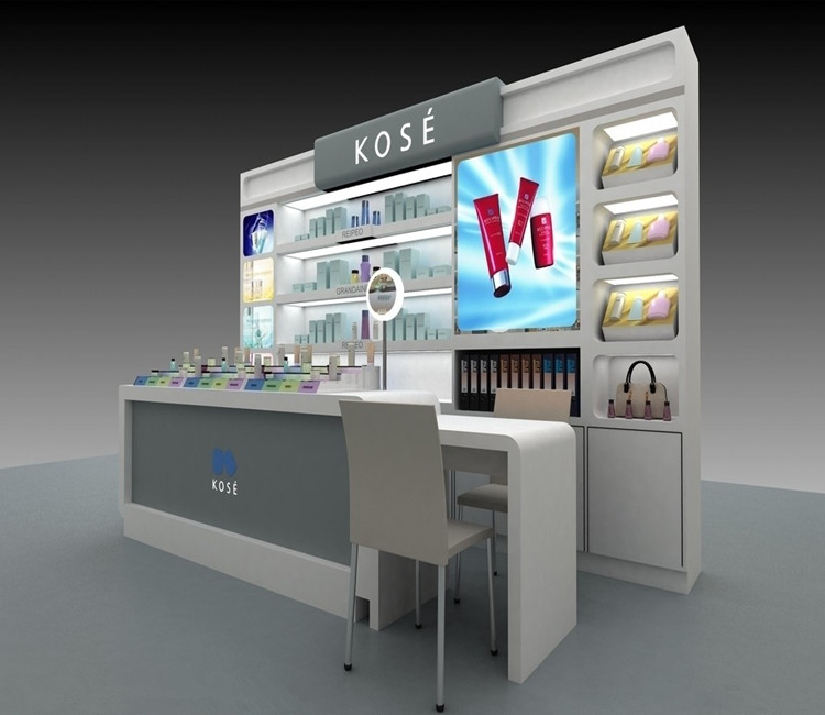 Cosmetic Showcase with LED for Beauty Store Furniture Funroadisplay
