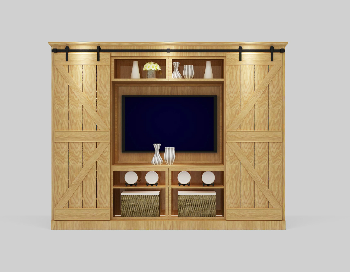 Wooden TV design wooden TV showcase display