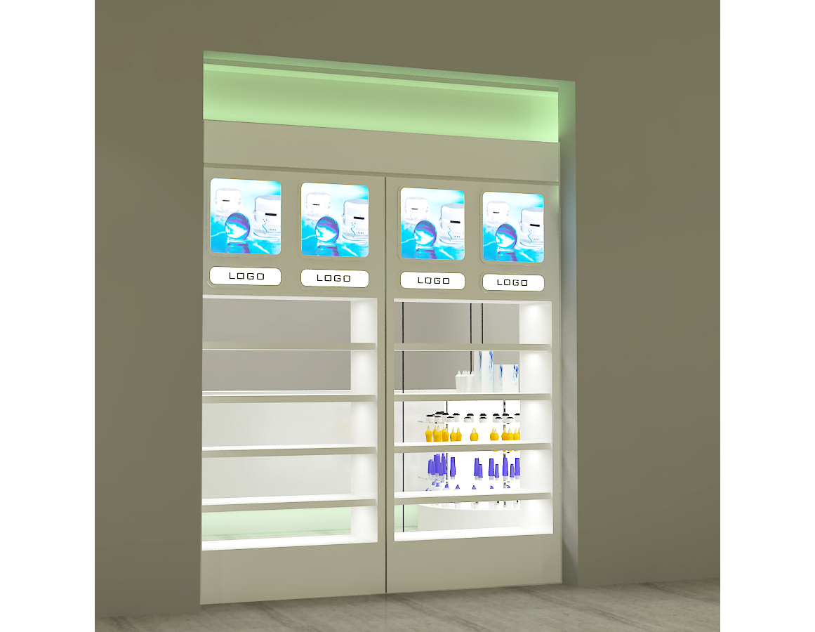 Pharmacy store furniture with pharmacy display rack