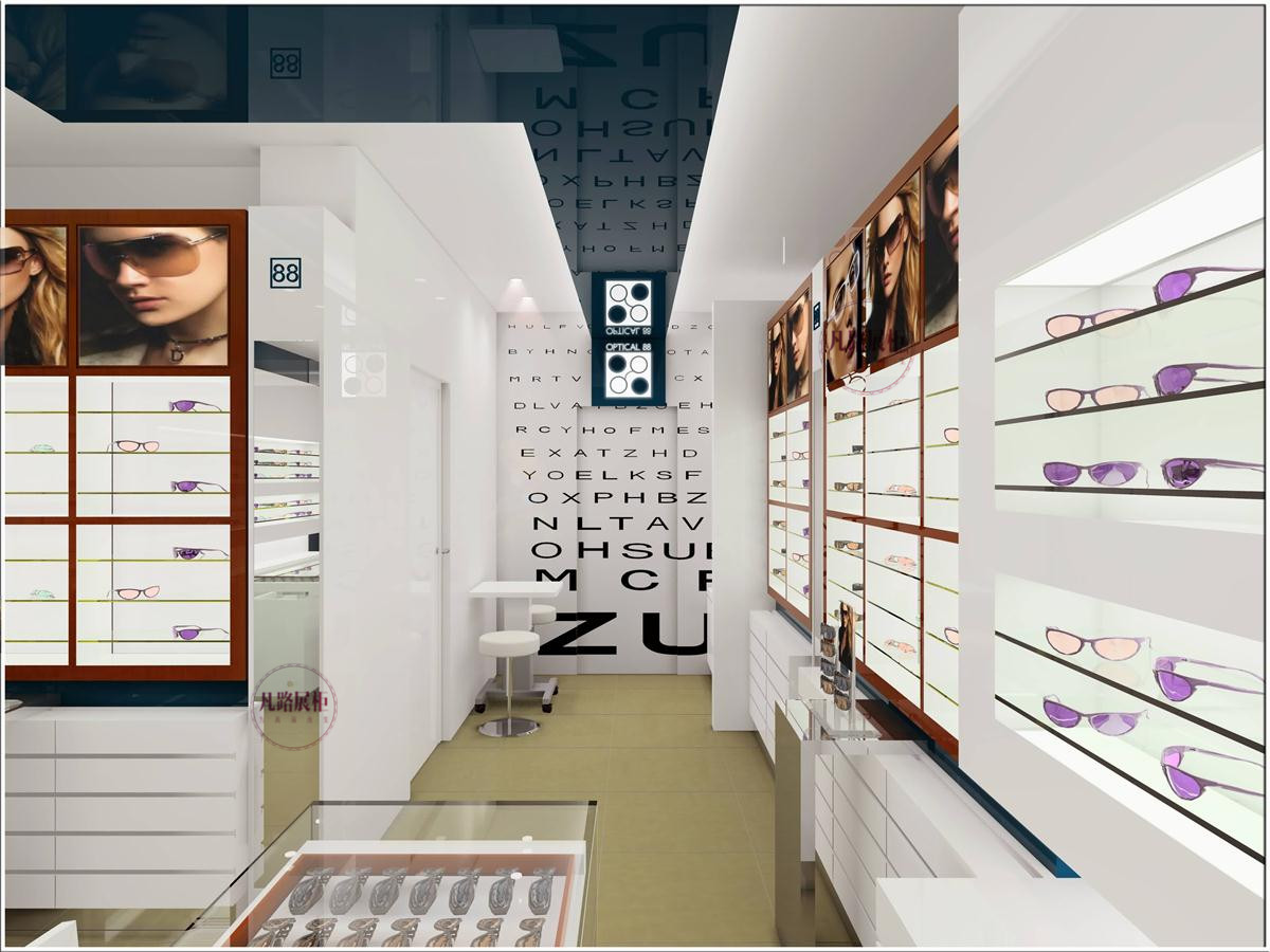 Customized Optical Display Showcase for Optical Shop Decor Funroadisplay