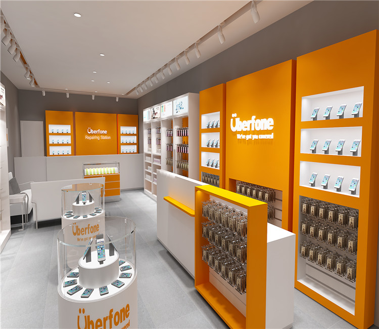 New Mobile Phone Display Kiosk for Electronics Store Design Funroadisplay