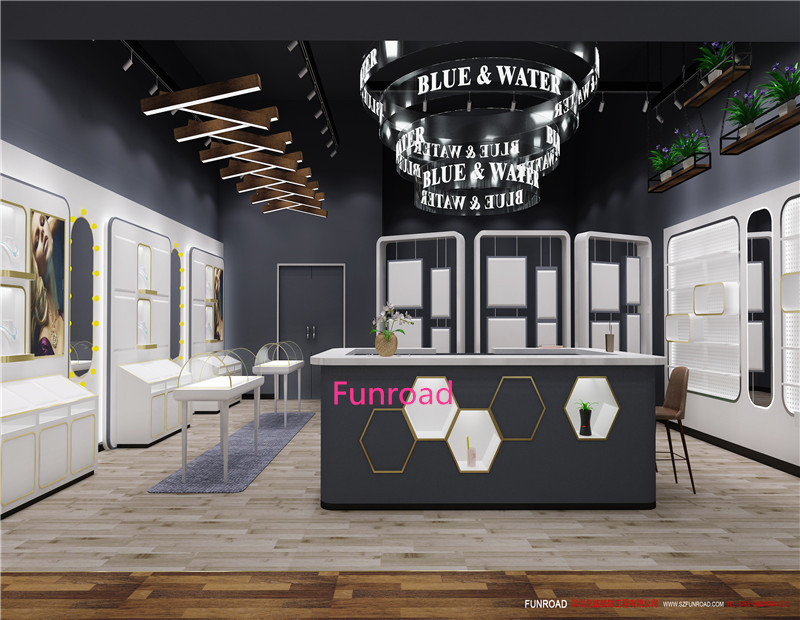 fancy jewelry store showcase design wooden jewelry shop furniture