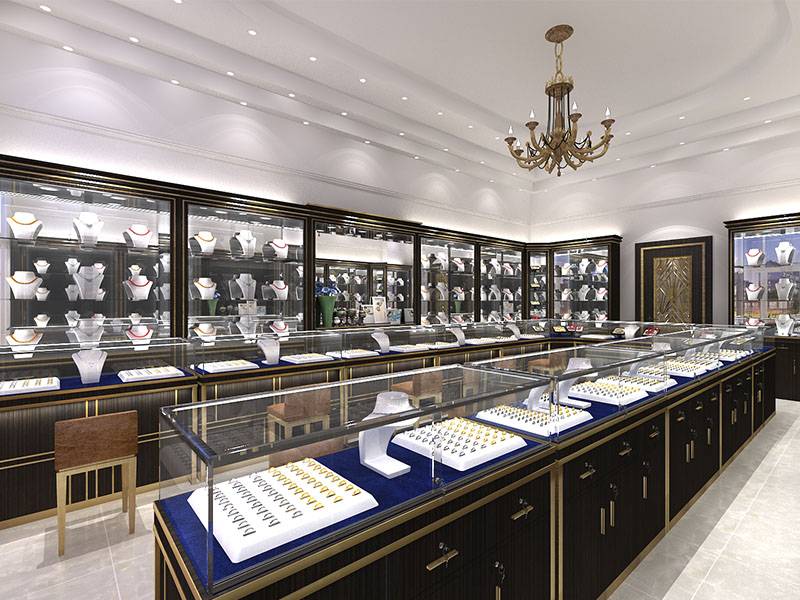 High end Custom Retail Jewelry counter furniture With Modern Design
