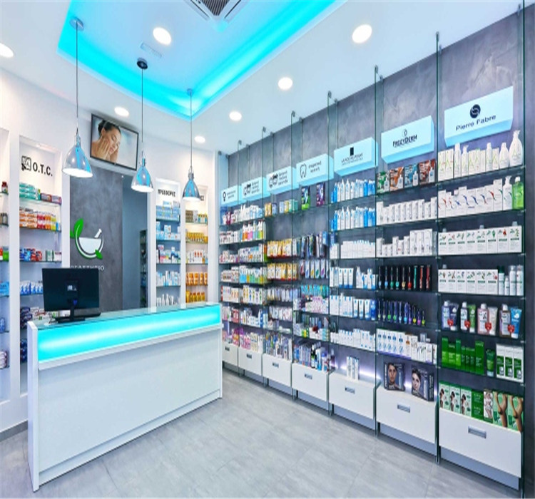 China Pharmacy Equipment Manufacturer Factory Direct Medical Shop Racks