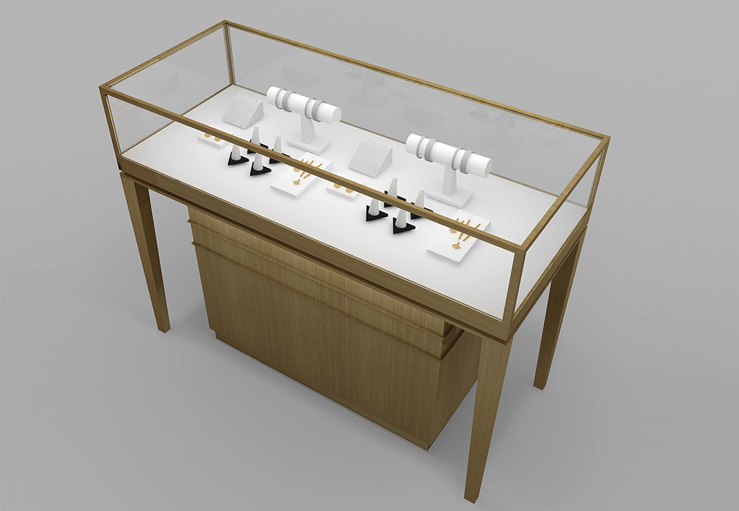 Stainless Steel Jewelry Display Display Stand For Jewelry Shop
