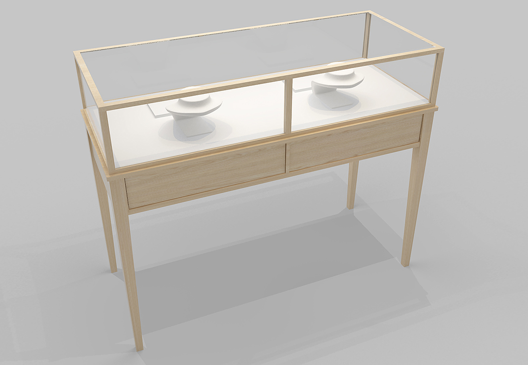 Wooden Design Display Counter For Sale