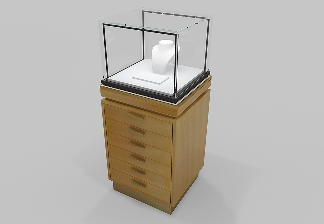 High End Jewellery Display Tower For Jewelry Shop Display Furniture