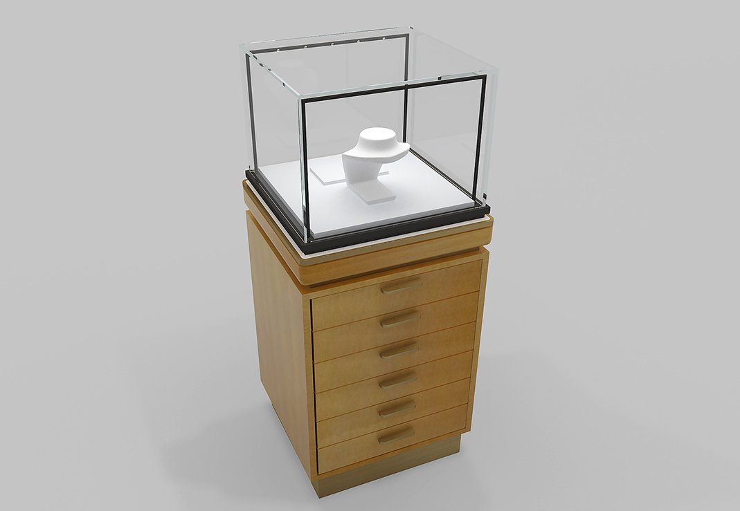 High End Jewellery Display Tower For Jewelry Shop Display Furniture