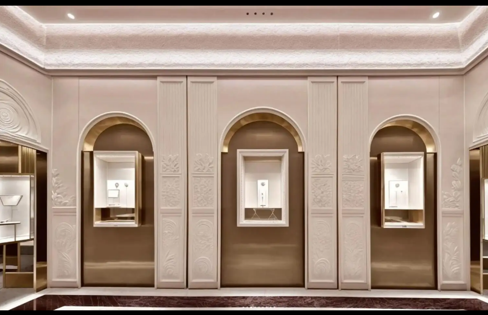 Customized Luxury Interior Showcase Latest Design Fitting Jewelry ...