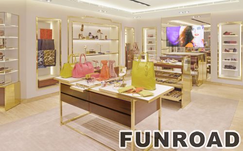 Fashion Handbag Display Cabinet for Shopping Mall Interior Design