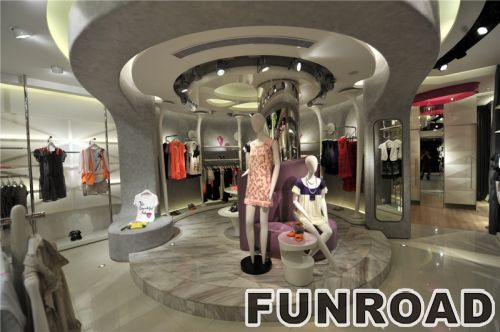 New Retail Showcase Cabinet for Clothing Store Decoration