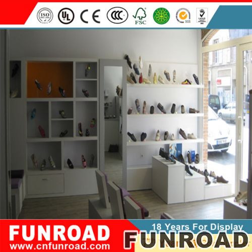 New Style Wooden Shoes Display Cabinet for Brand Shoes Storage