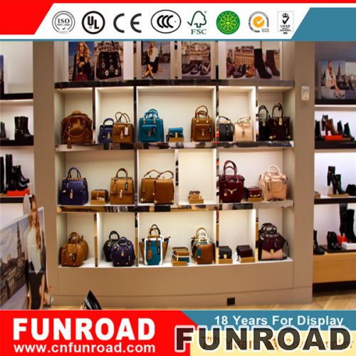 Customized Display Cabinet for Handbag Store Interior Design
