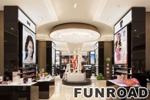 Fashion New Design Shopping Mall Cosmetic Display Showcase