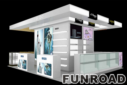 Sale For Shopping Mall Cosmetic Display Showcase with LED