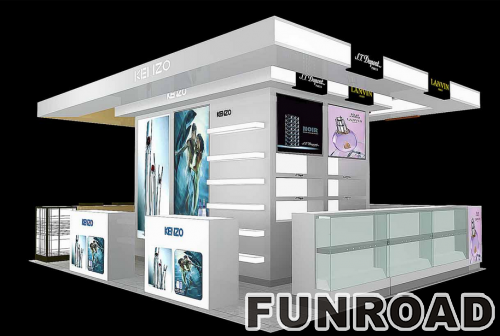 High End Shopping Mall Cosmetic Kiosk Design 