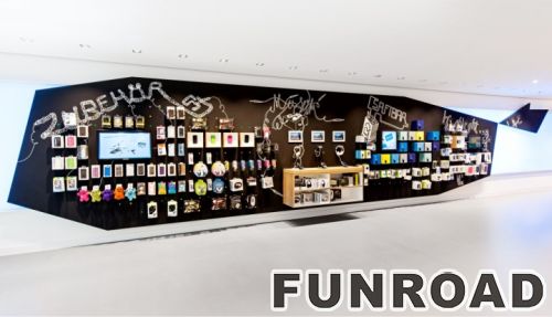 High-end Wall Display Showcase for Cell Phone Retail Store