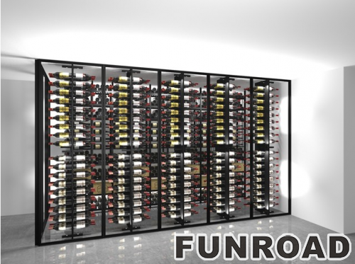 Wooden Wine Display Showcase for Wine Storage | Funroadisplay