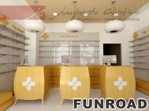 Good quality retail store furnitures for drug display