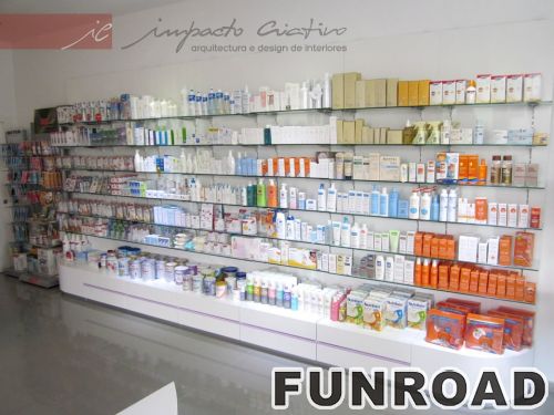 Unique Retail Pharmacy Showcase for Drug Store Decoration