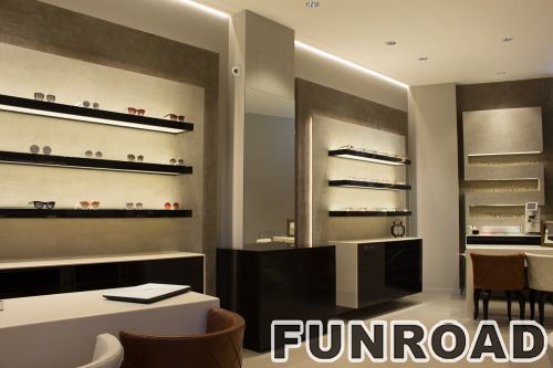 New Optical Display Showcase for Sunglass Store Design