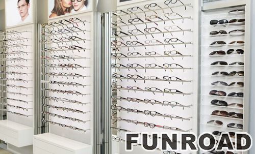 Wooden Optical Display Showcase for Sunglass Store Furniture