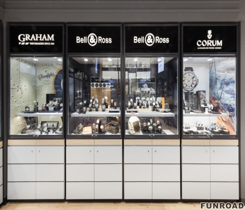 Retail Watch Shop Display Cabinet Interior Design