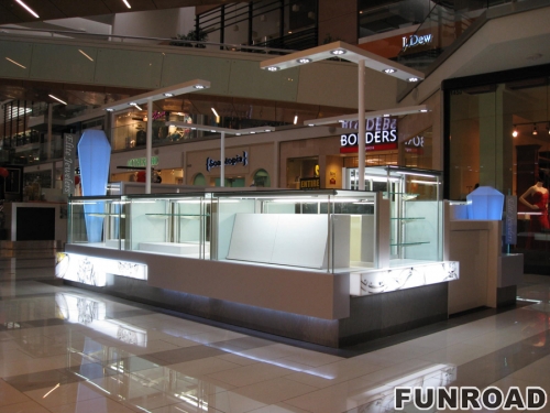 Large Scale Cosmetic Showcase Counter for Shopping Mall Display