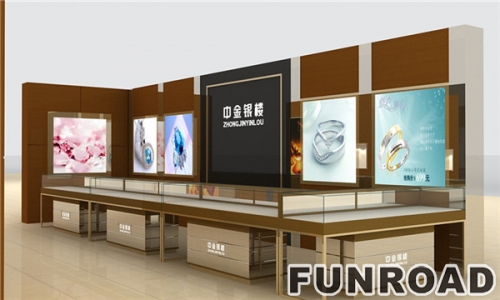 New Exhibition Display Counter for Jewelry Brand Store Decor