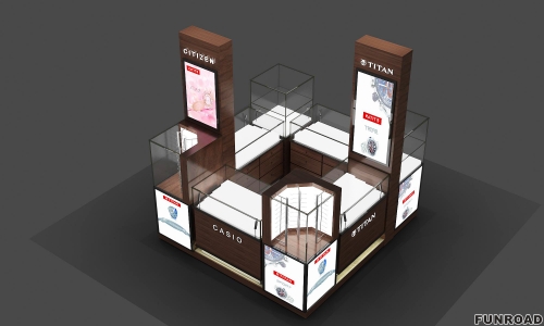 Retail Customized Watch Kiosk for Shopping Mall 