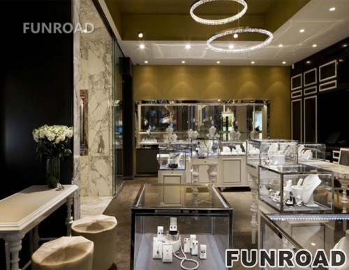 modern jewelry displays for shop interior design