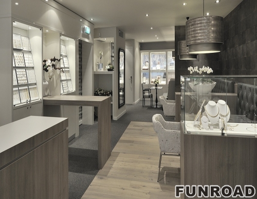 Customized Quality Jewelry Display Showcase for Brand Store Design