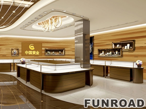 Customized Jewelry Display Showcase for Brand Shop Furniture