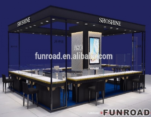 Factory directly sale shopping mall jewelry kiosk showcase