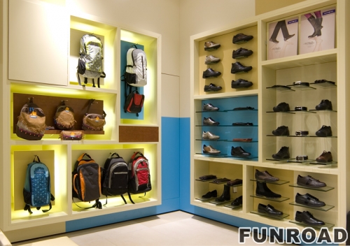 Modern Shoes Display Rack for Woman Shoes Store Design
